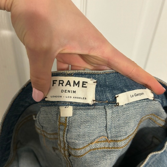 Frame Le Garcon Ankle Slim Jeans - Picture 11 of 11